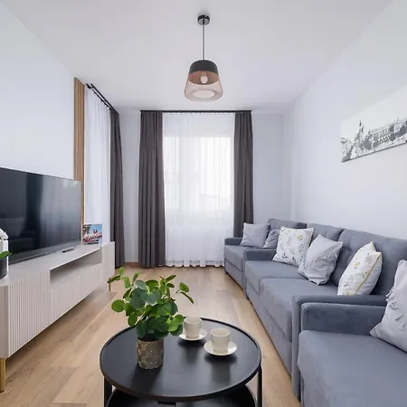 Osiedle Avia Harmonious Apartment With Balcony Cracow By Renters Prestige Krakov